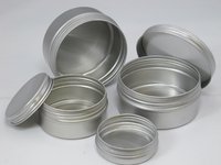 Aluminium Screw lid tin - flat 830